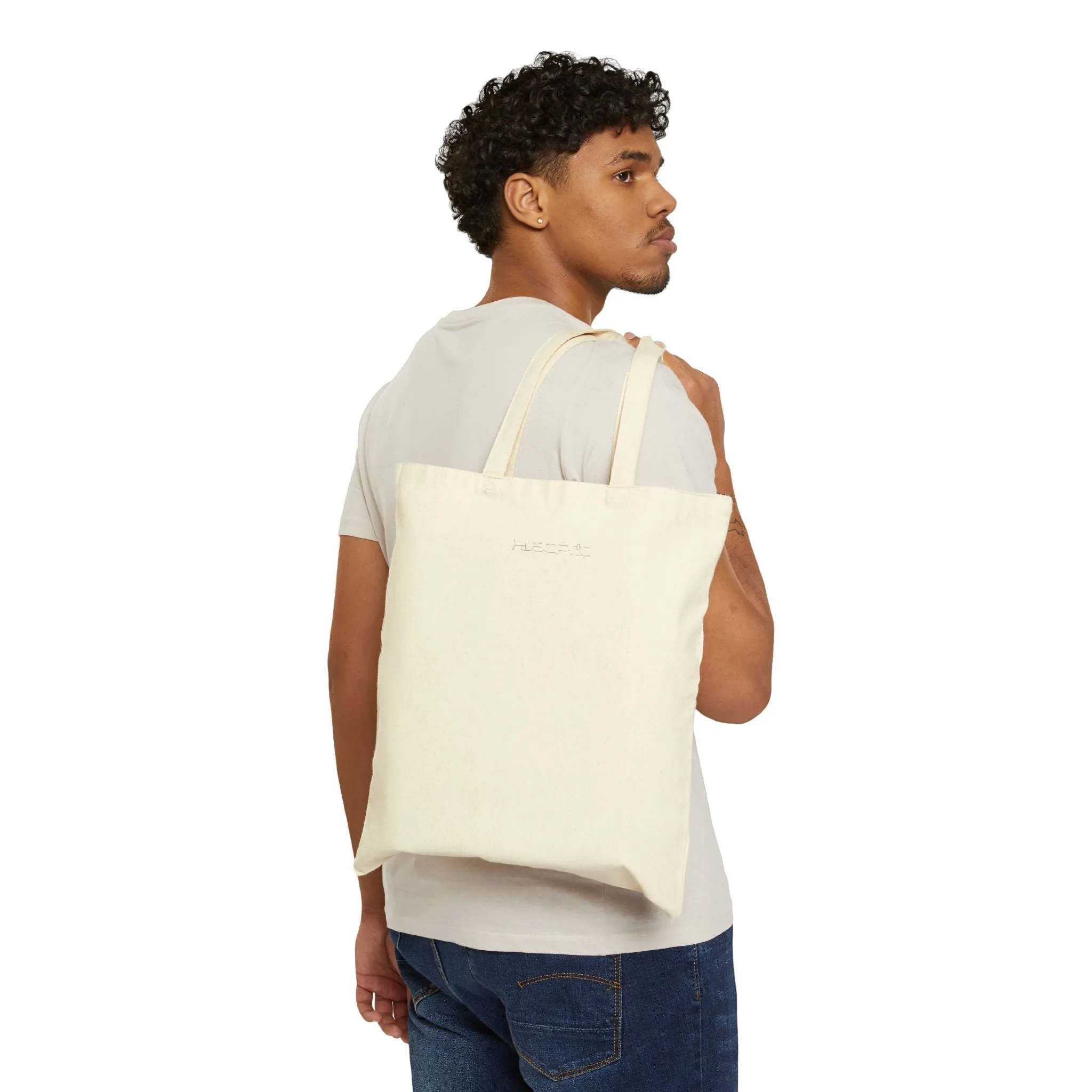 15" x 16" Tote Bag HUBOPTIC® Tote-ally Mine V1 design trendy shopping cotton bag canvas reusable 20" handles