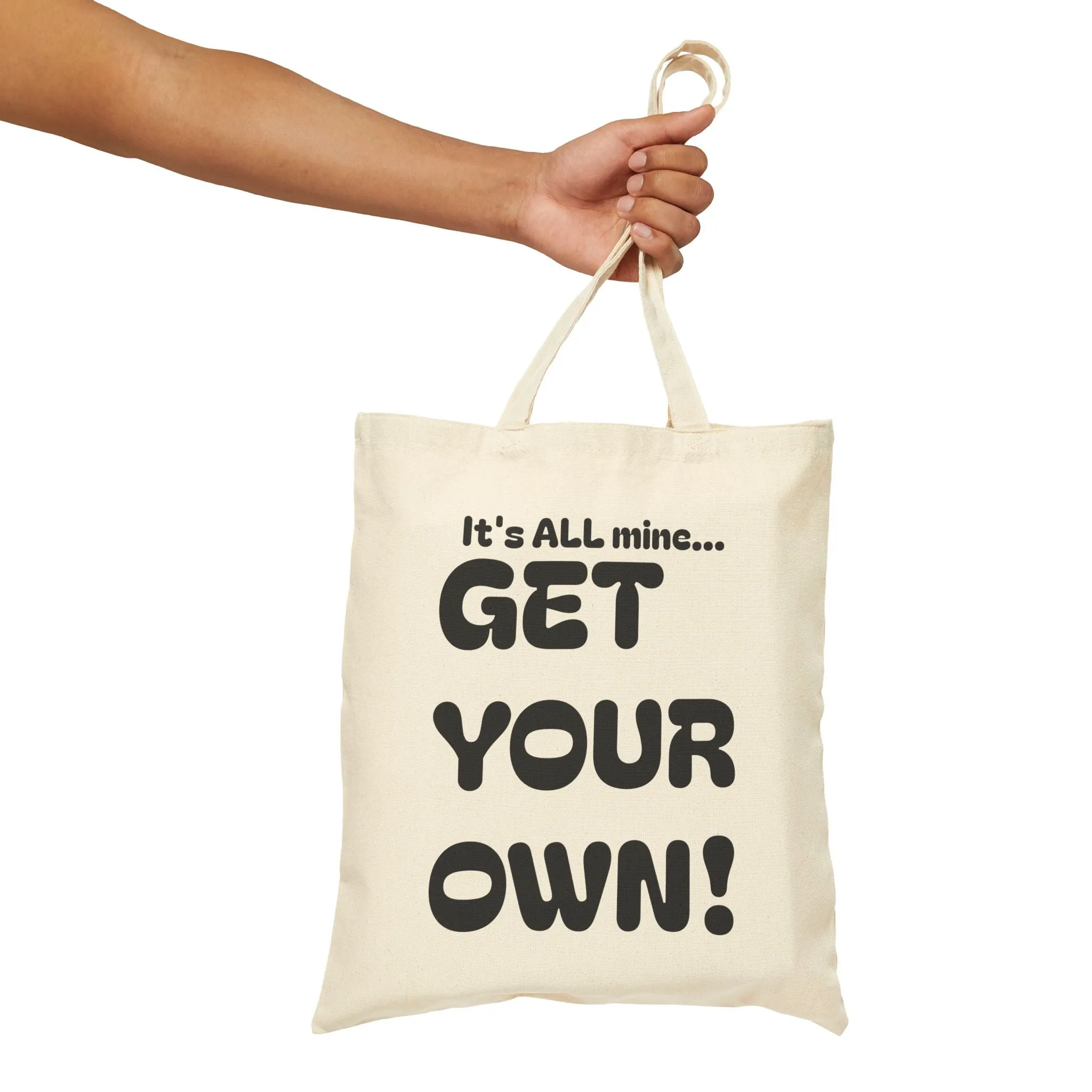 15" x 16" Tote Bag HUBOPTIC® Tote-ally Mine V1 design trendy shopping cotton bag canvas reusable 20" handles