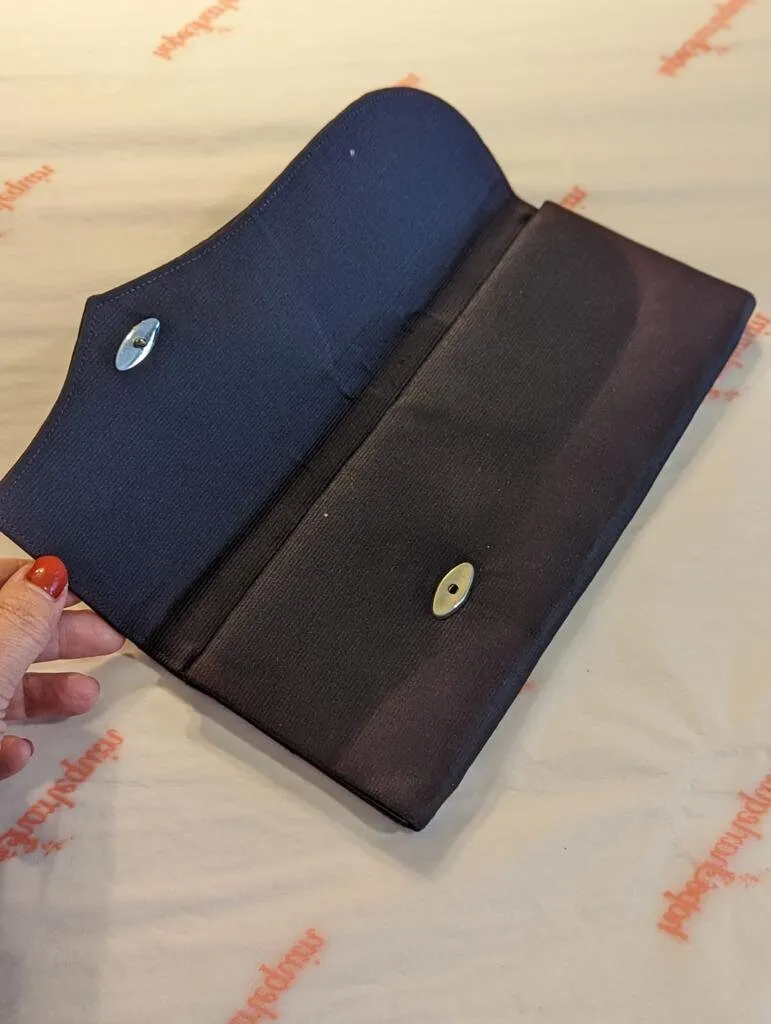 50's/60's Italian taffeta clutch purse
