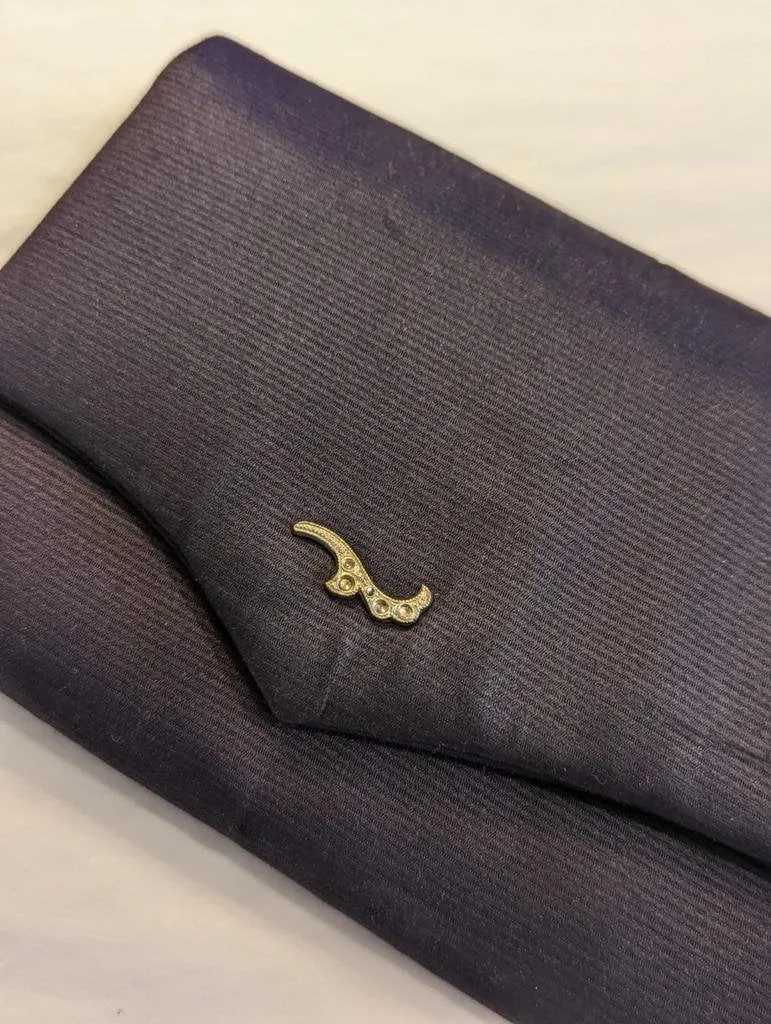 50's/60's Italian taffeta clutch purse