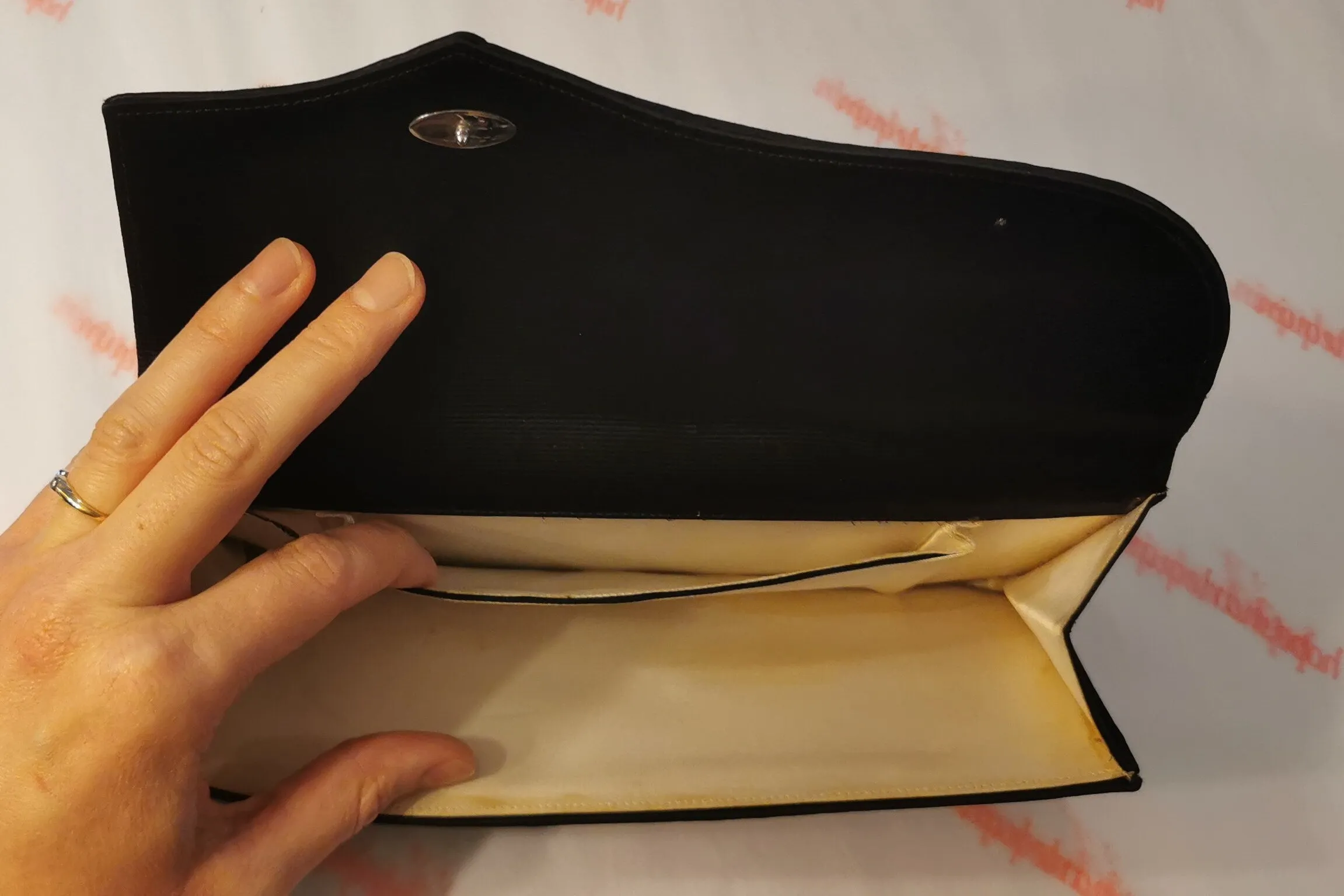 50's/60's Italian taffeta clutch purse