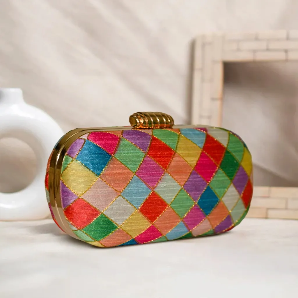 Anara Capsule Clutch | Multicolor