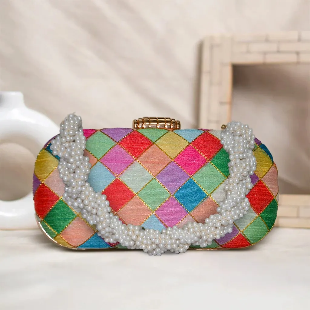 Anara Capsule Clutch | Multicolor