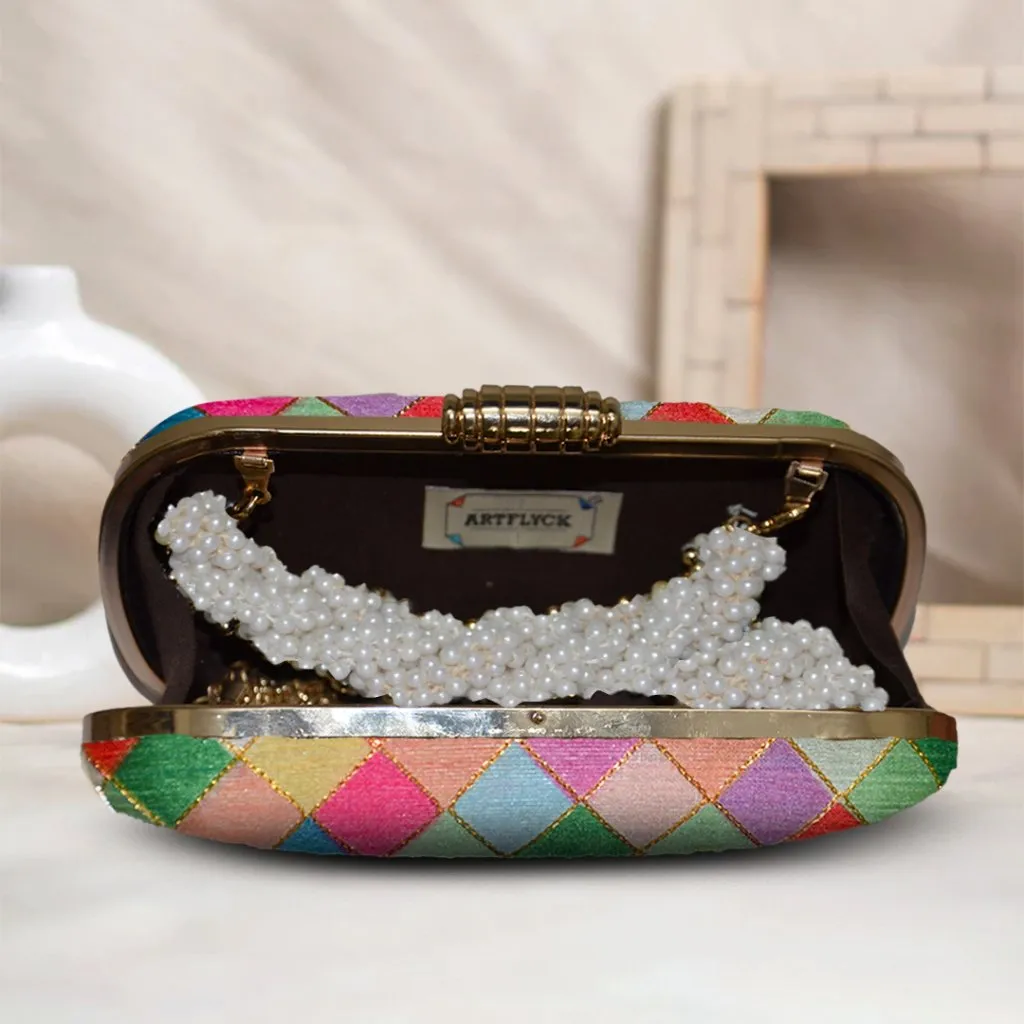 Anara Capsule Clutch | Multicolor