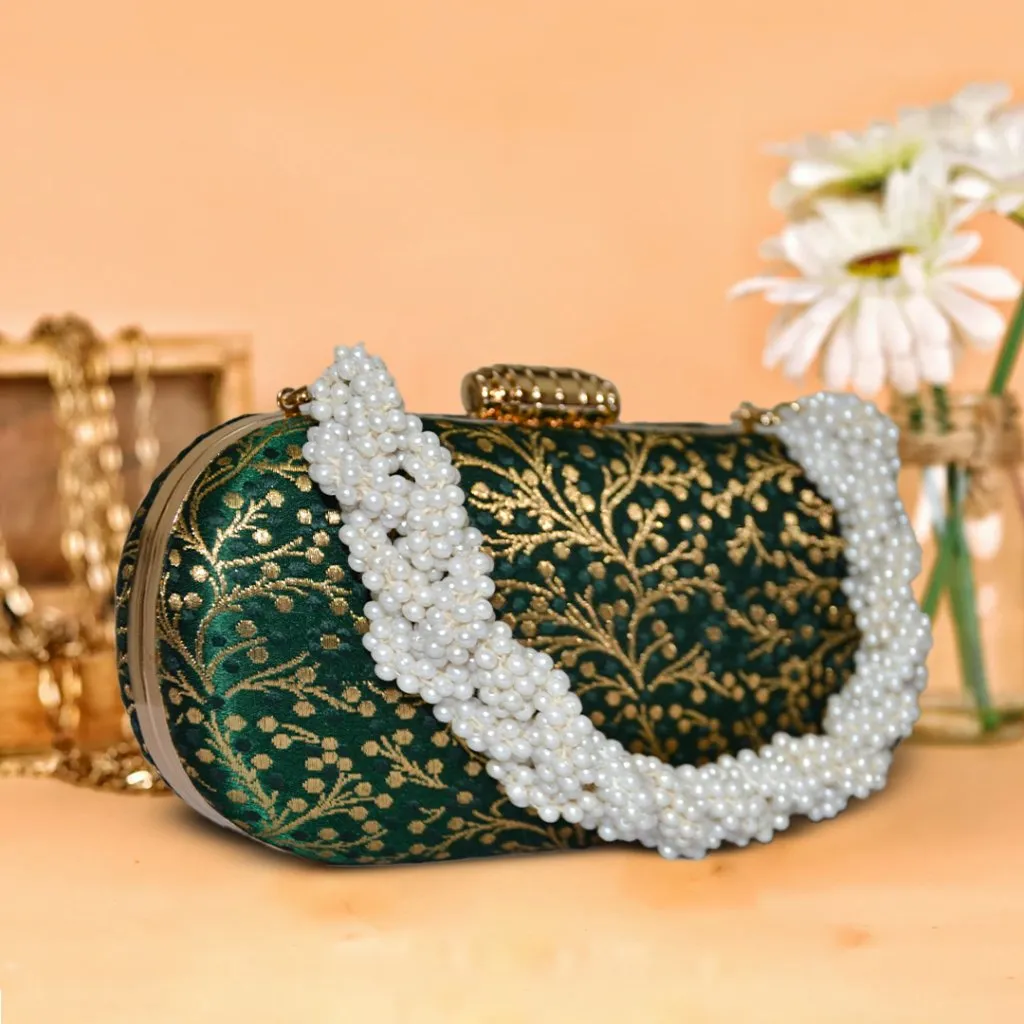 Anaya Capsule Forest Clutch