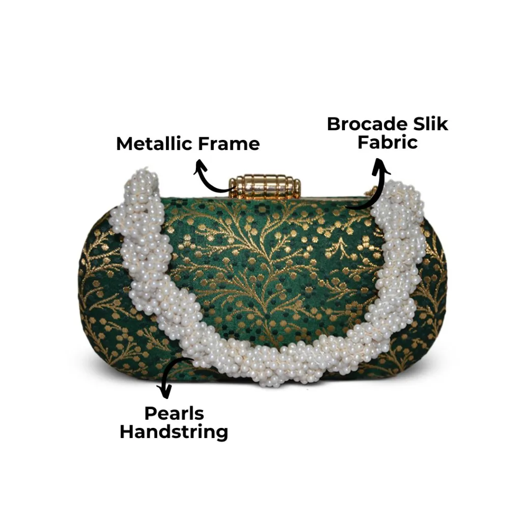 Anaya Capsule Forest Clutch