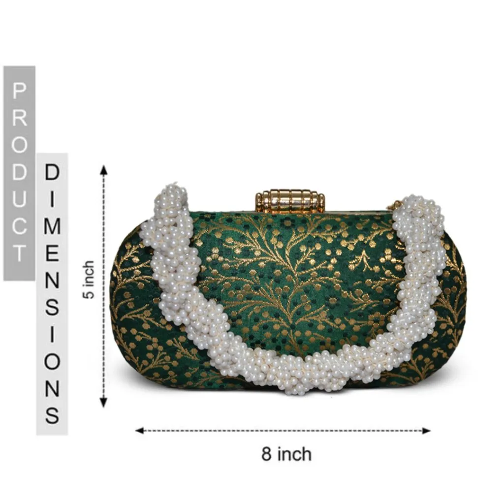 Anaya Capsule Forest Clutch