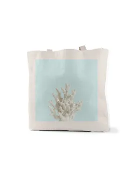 Aqua Coral Tote, Father's Day Gift