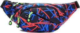Ausion Fanny Pack Waist Bag for Men&Women Adjustable Belt Hip Bum Bag Fashion Water Resistant Hiking Waist Bag for Traveling Casual Running Hiking Cycling