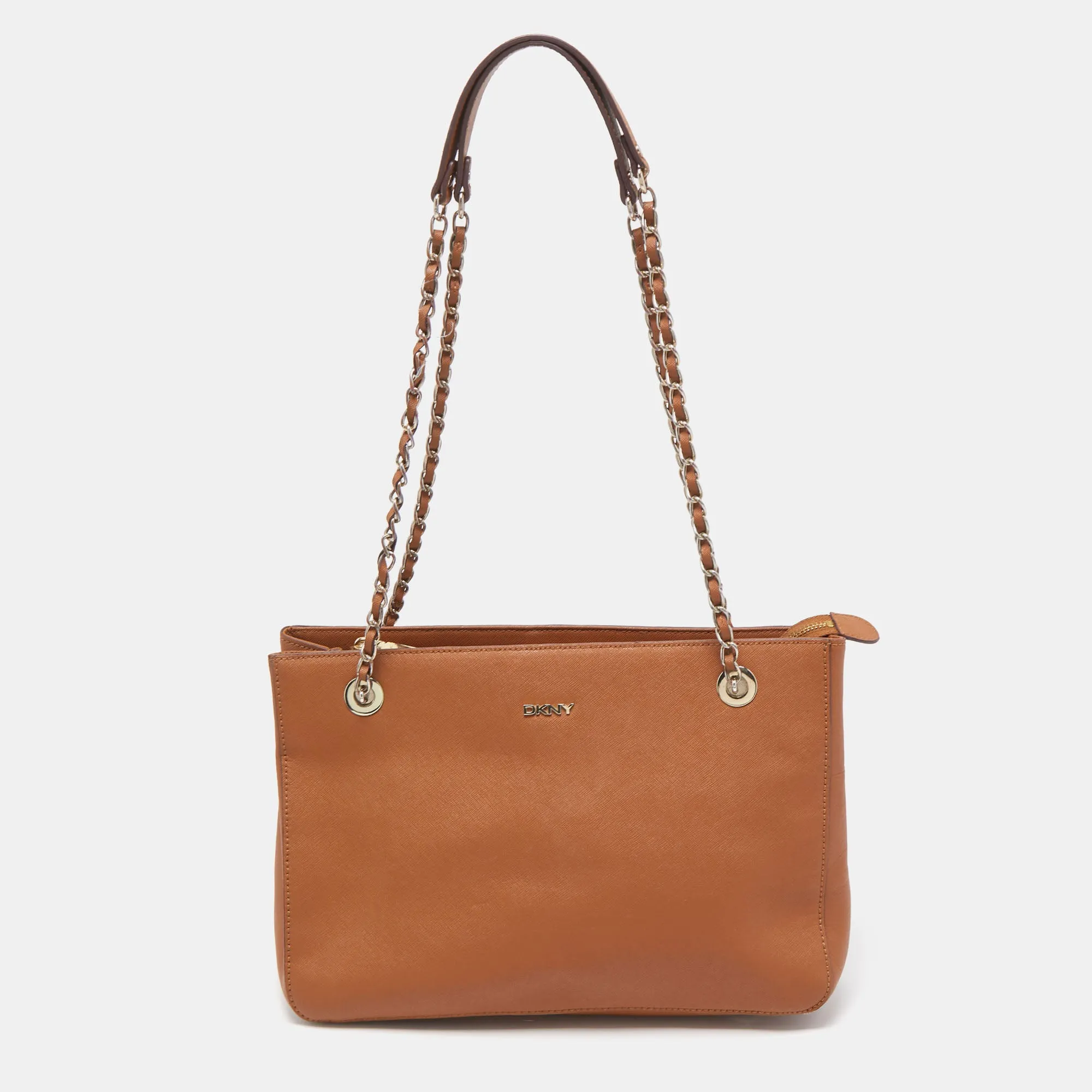 Brown Saffiano Leather Bryant Park Tote