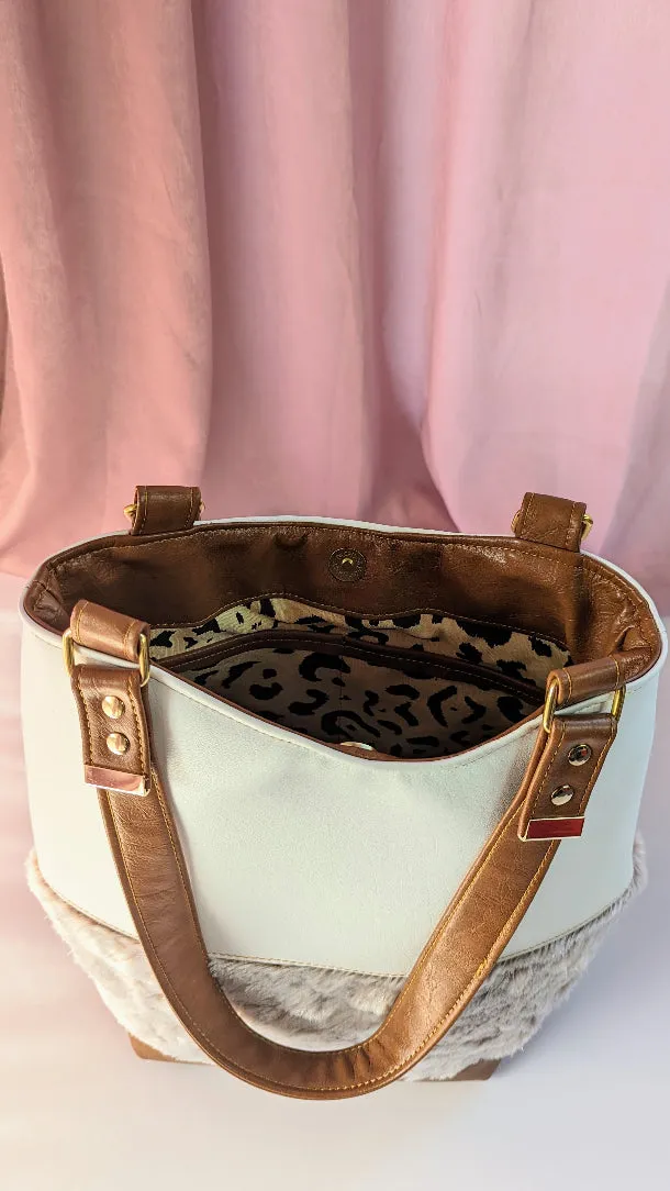 Camden Bucket Bag (Gaudalupe by Shamballa) White