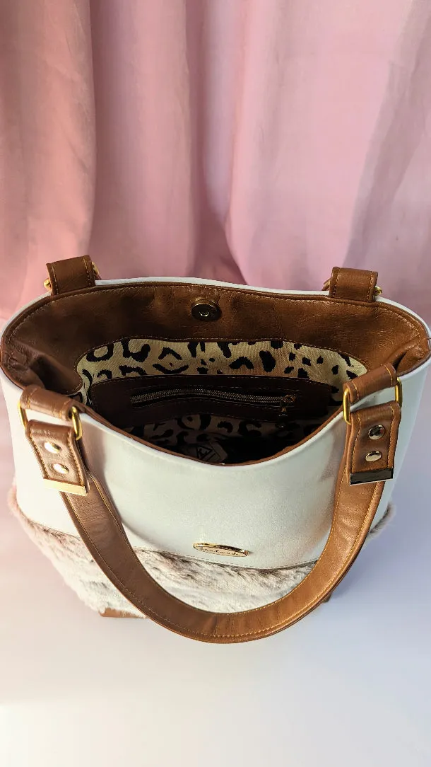 Camden Bucket Bag (Gaudalupe by Shamballa) White