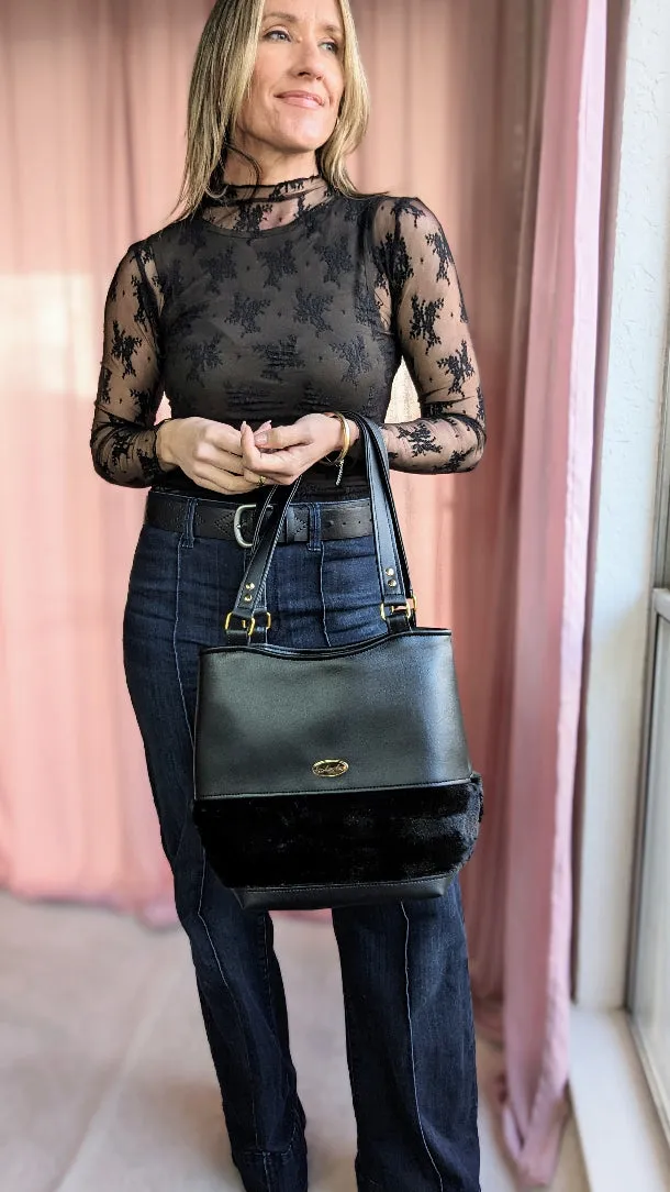 Camden Bucket Bag (Guadalupe by Shamballa) Black