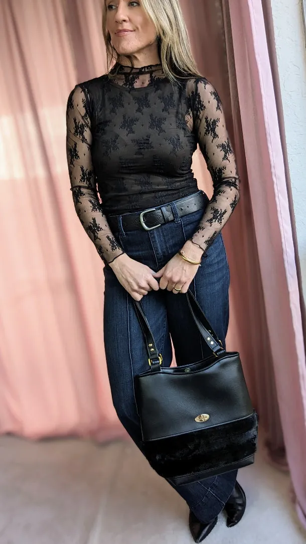 Camden Bucket Bag (Guadalupe by Shamballa) Black