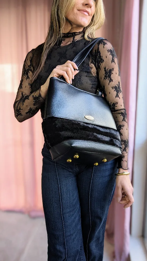 Camden Bucket Bag (Guadalupe by Shamballa) Black