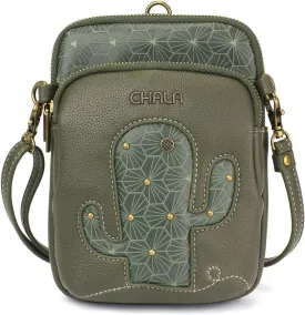 CHALA UNI Cellphone Xbody - Womens RFID Protected Faux Leather Crossbody Bag with Adjustable Strap