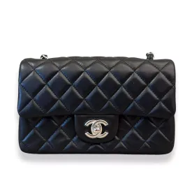 CHANEL BLACK SMALL CLASSIC FLAP BAG