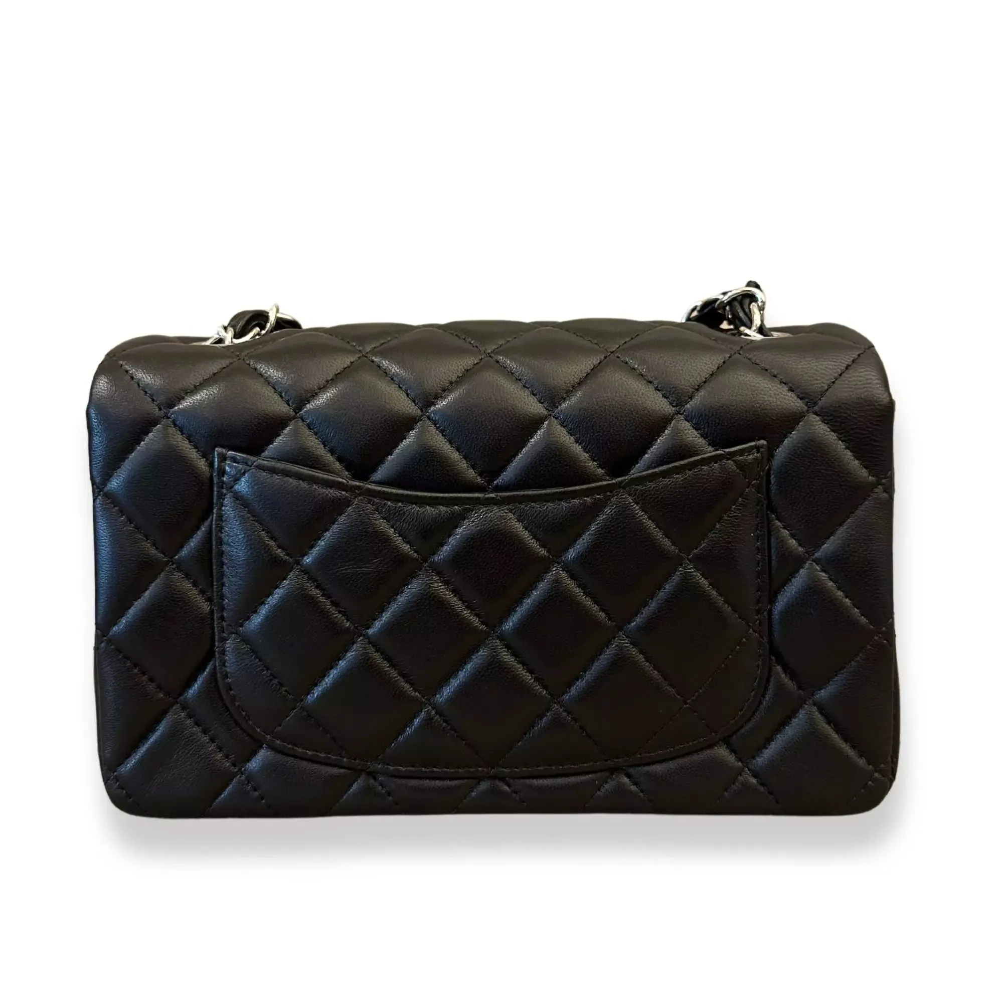 CHANEL BLACK SMALL CLASSIC FLAP BAG