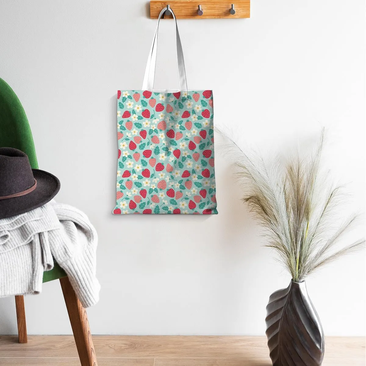 Checkered Tote Bag for Women Girls Friend Sister Vintage Plaid Beach Bag Classic Checkerboard Reusable Grocery Bags