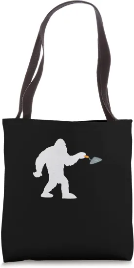 Concrete Finisher Bigfoot Concrete Finisher Cement Worker Tote Bag
