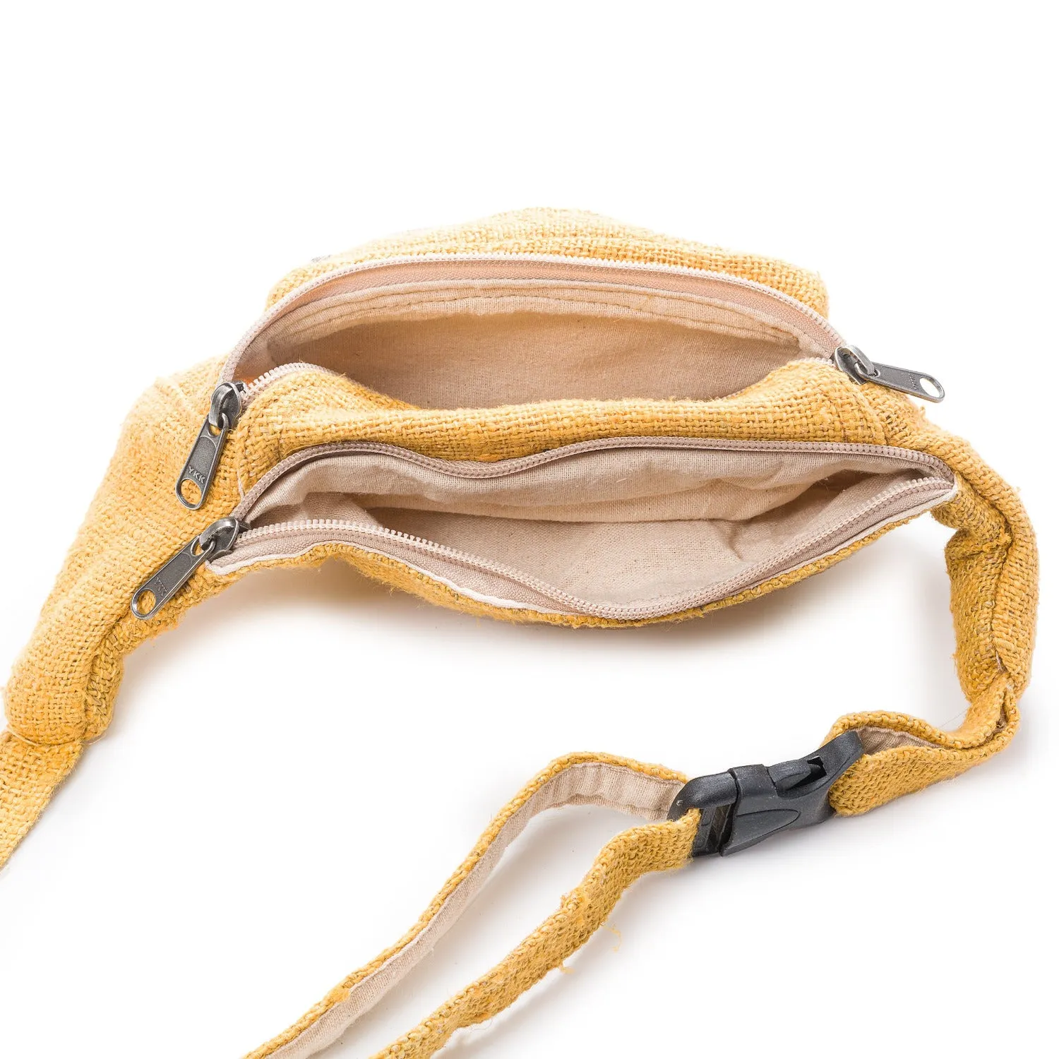 Core Hemp Fanny Pack - Turmeric Yellow