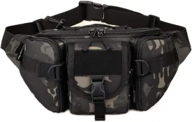CREATOR Tactical Waist Pack Military Fanny Pack for Men Outdoor Army Waist Bag Large Waist Pack for Daily Life Cycling Camping Hiking Hunting Fishing