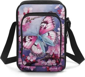 Cross-body Bag for Women Small Purse with Double Layer Zipper Pockets Shoulder Crossbody