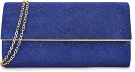 Dasein Women's Evening Bag Glitter Clutch Wedding Bridal Purse Sparkle Cocktail Party Prom Handbag
