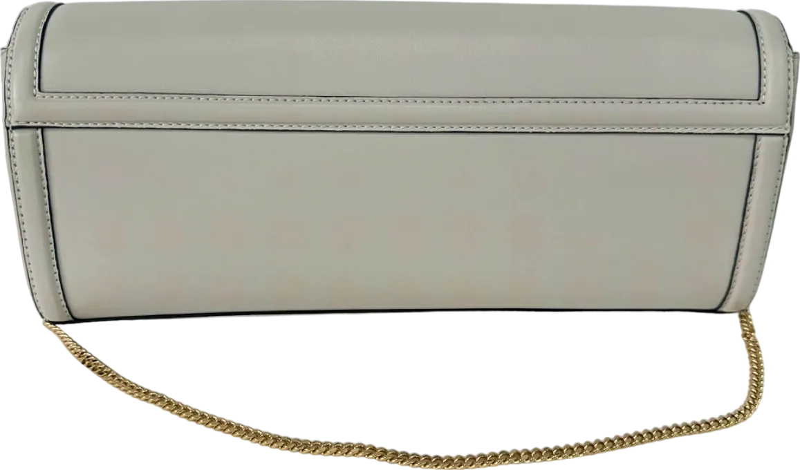 Demellier London Ivory Paris leather Maxi Clutch bag