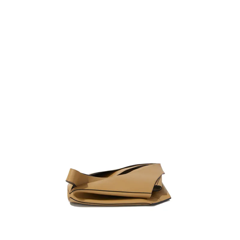 Designer Foldable V-Bag - Nude