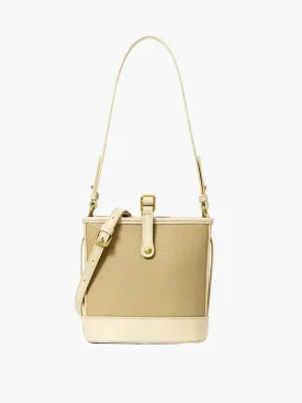 Emilia | Two-Tone Bucket Bag