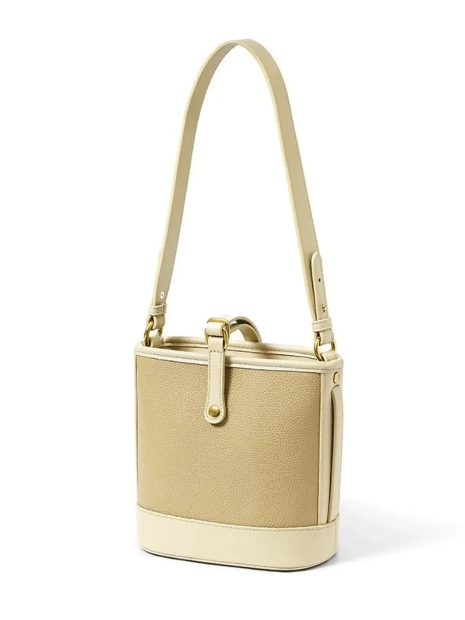 Emilia | Two-Tone Bucket Bag