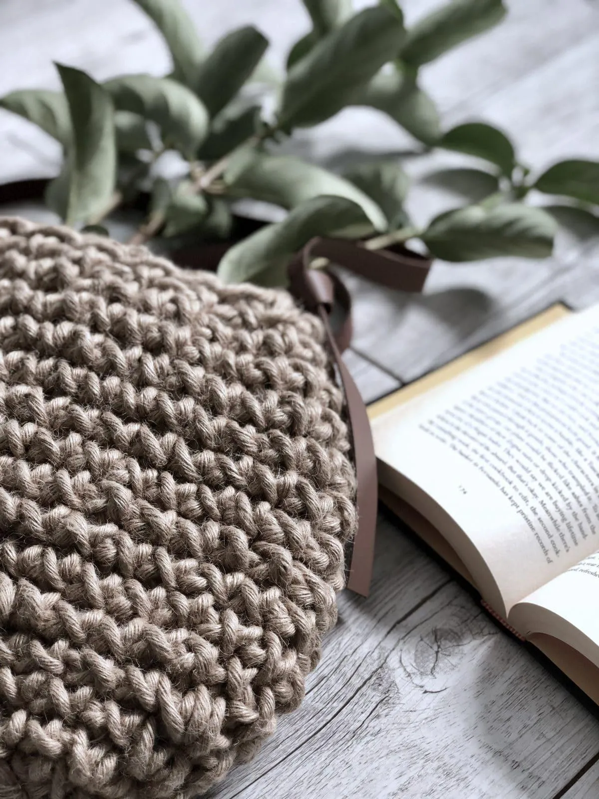 Handmade Natural Fibre Vegan Minimalist Crossbody Handbag