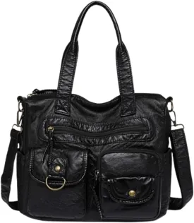 Hobo Handbag and Purses for Women,Top Handle Satchel Purse Tote Shoulder Bags Faux Leather for Ladies