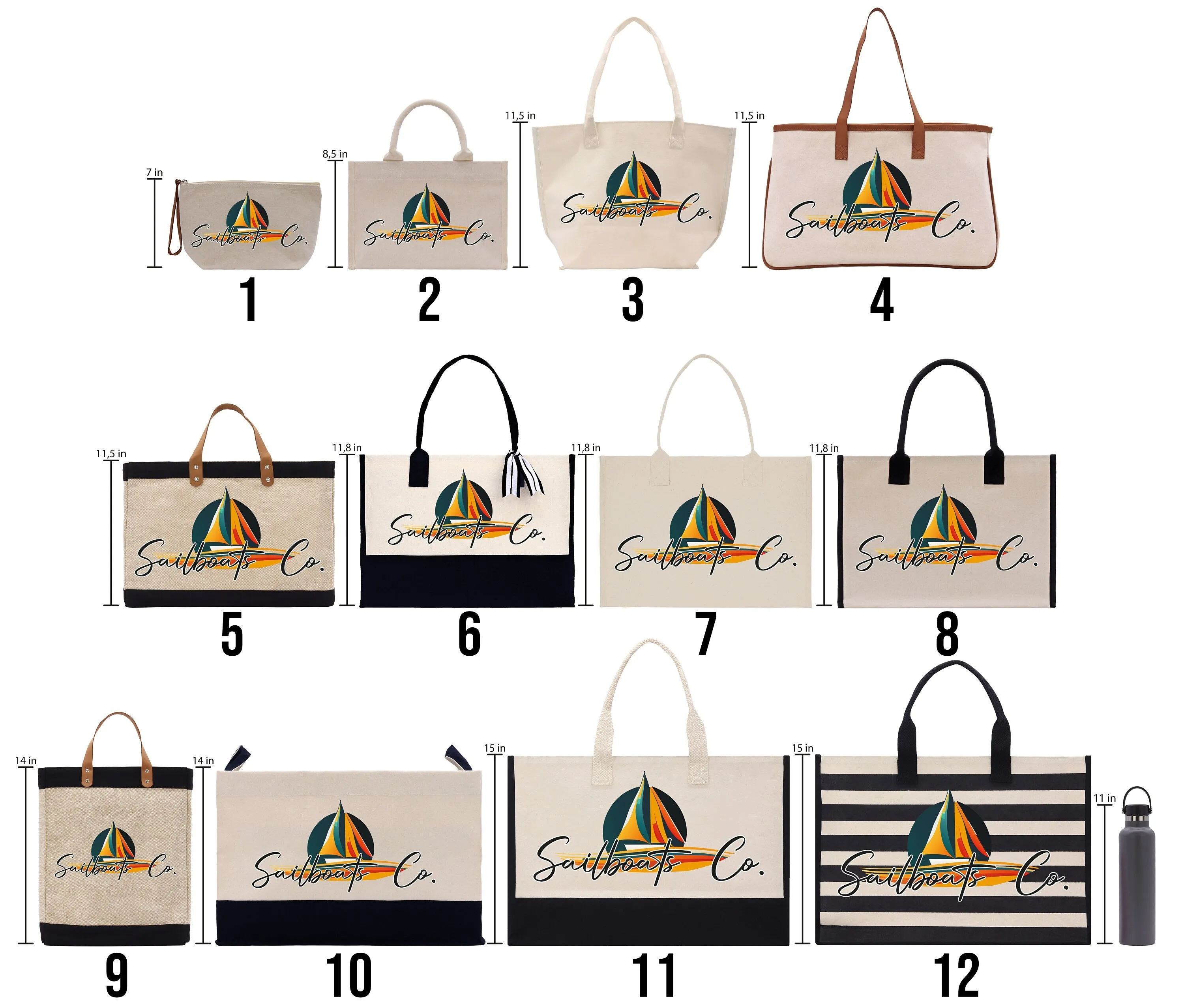 I Speak Fluent Italian Cotton Canvas Tote Bag Weekender Tote Bag Large Beach Tote Bag (PTB1011)
