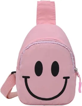 Kids Toddler Cute Funny Sling Bag Small Crossbody Shoulder Bag Chest Pack for Boys Girls Sport Travelling Hiking