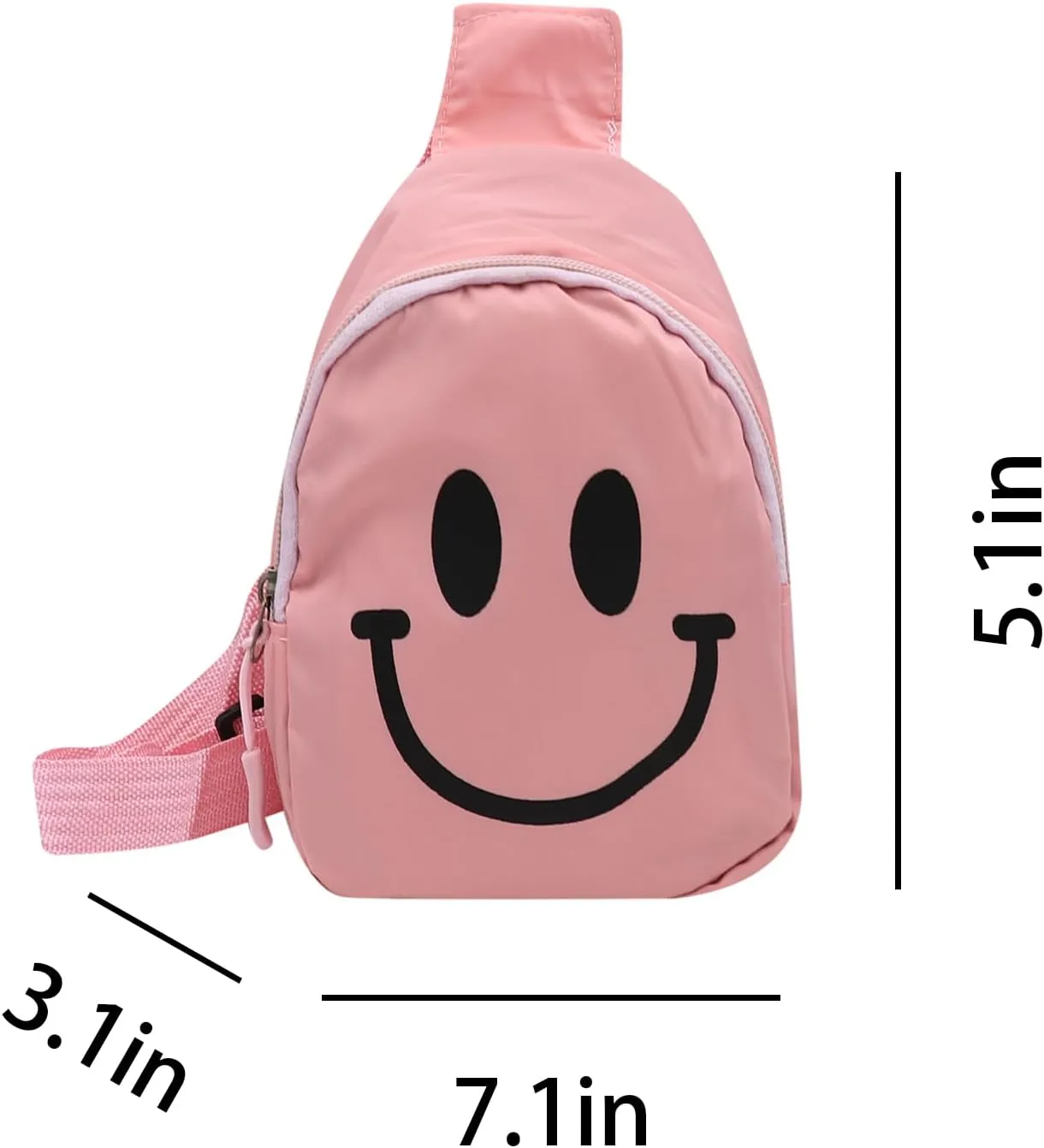 Kids Toddler Cute Funny Sling Bag Small Crossbody Shoulder Bag Chest Pack for Boys Girls Sport Travelling Hiking