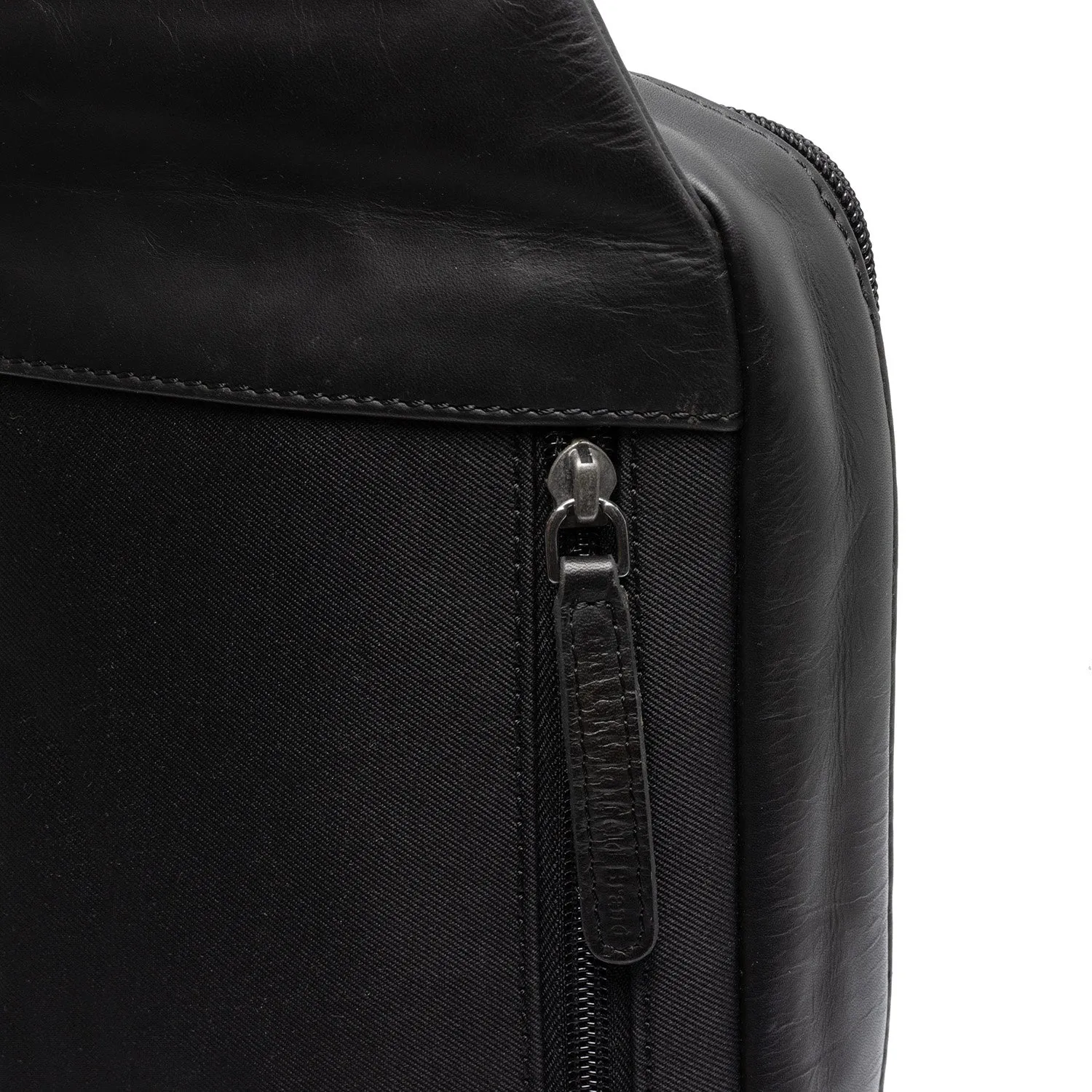 Leather Sling Bag Black Salla