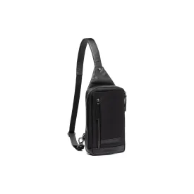 Leather Sling Bag Black Salla