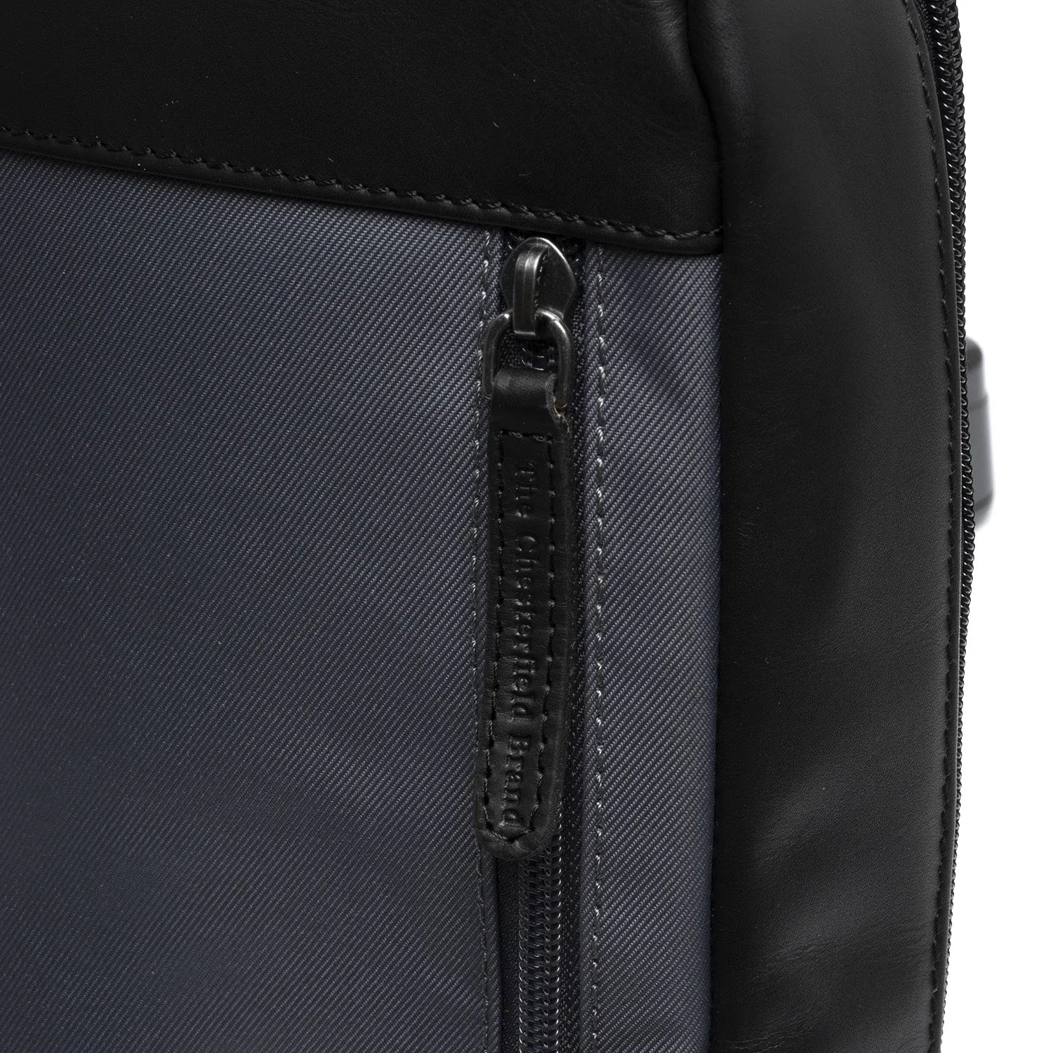 Leather Sling Bag Light Grey Salla