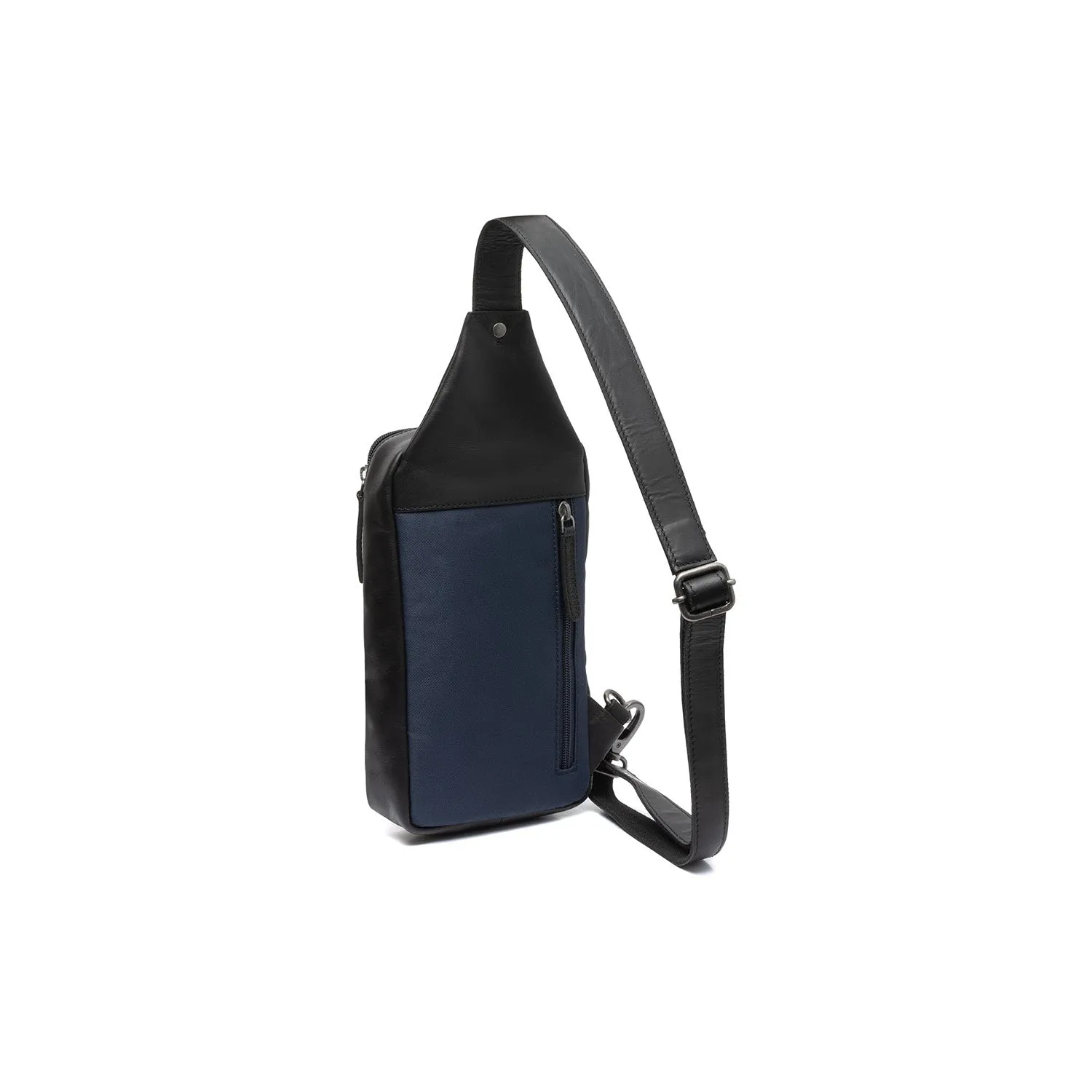 Leather Sling Bag Navy Salla