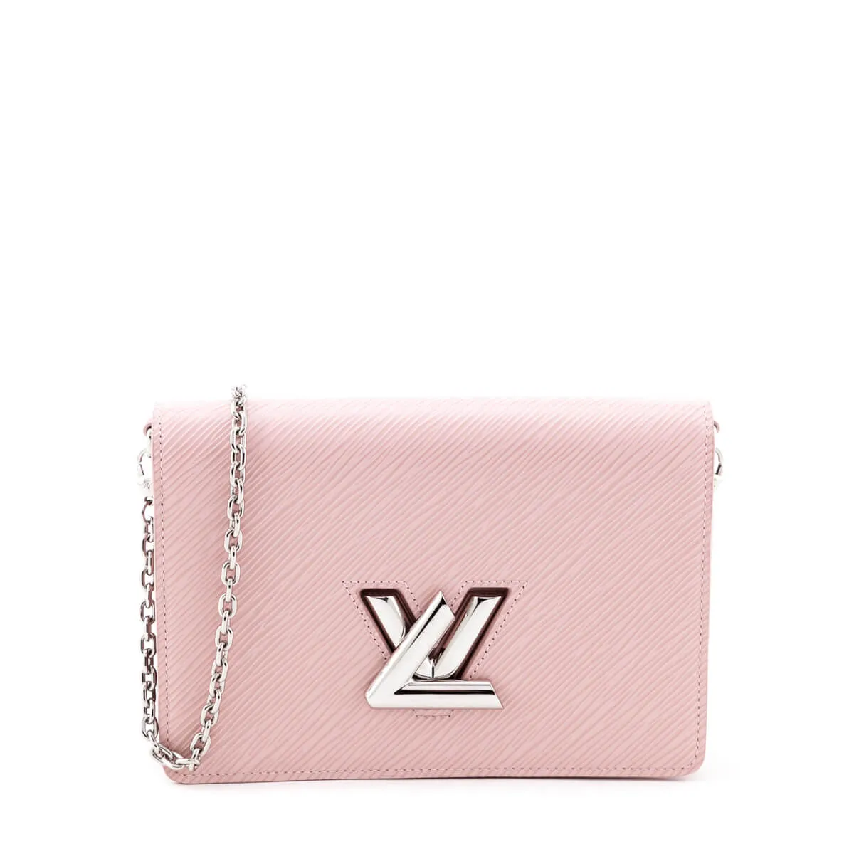 Louis Vuitton Rose Ballerine Epi Twist Belt Chain Wallet