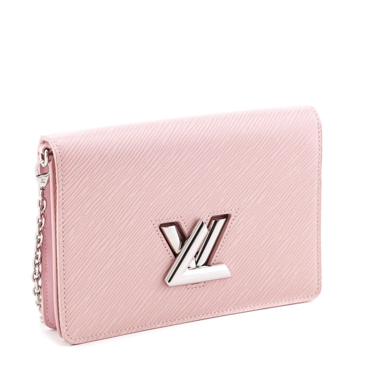 Louis Vuitton Rose Ballerine Epi Twist Belt Chain Wallet