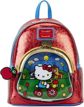 Loungefly Hello Kitty 50th Anniversary Coin Bag Metallic Mini Backpack Standard