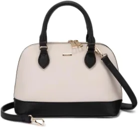 LOVEVOOK Purse for Women Small Crossbody Bags Classic Double Zip Top Handle Dome Satchel Bag
