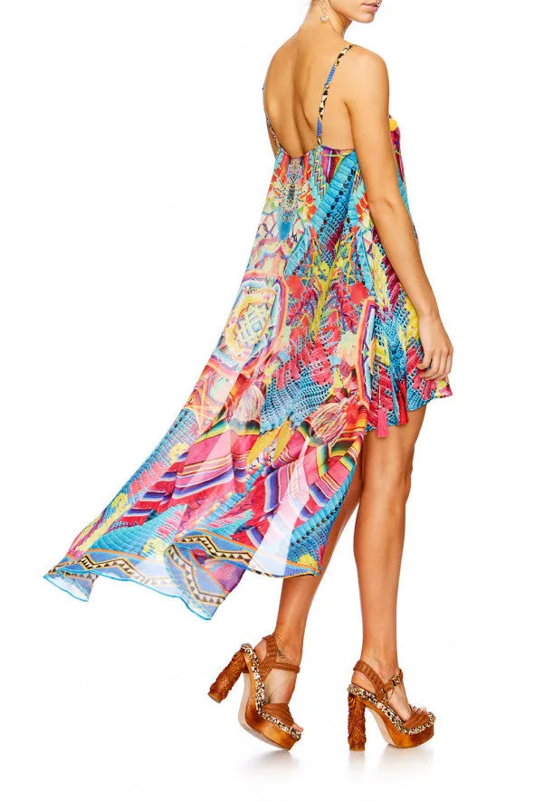 Mini Dress W/ Long Overlay- Ms Mochilla