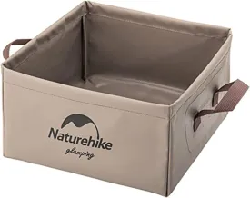 Naturehike Multifunctional Collapsible Water Basin, Folding Tub, Portable Bin, Lightweight Foldable Sink with Handles for Camping, Dish Washing, Laundry, Fishing, Hiking, Outdoors