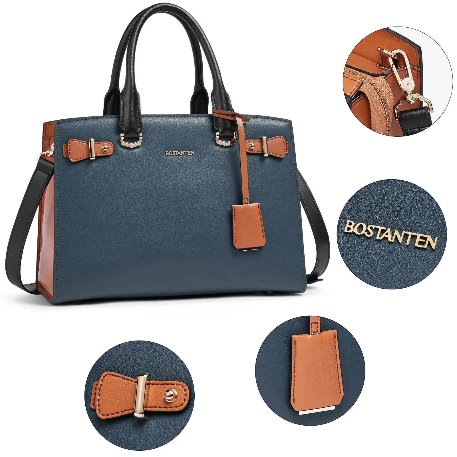 Nevin Elegant Medium Leather Crossbody Bag