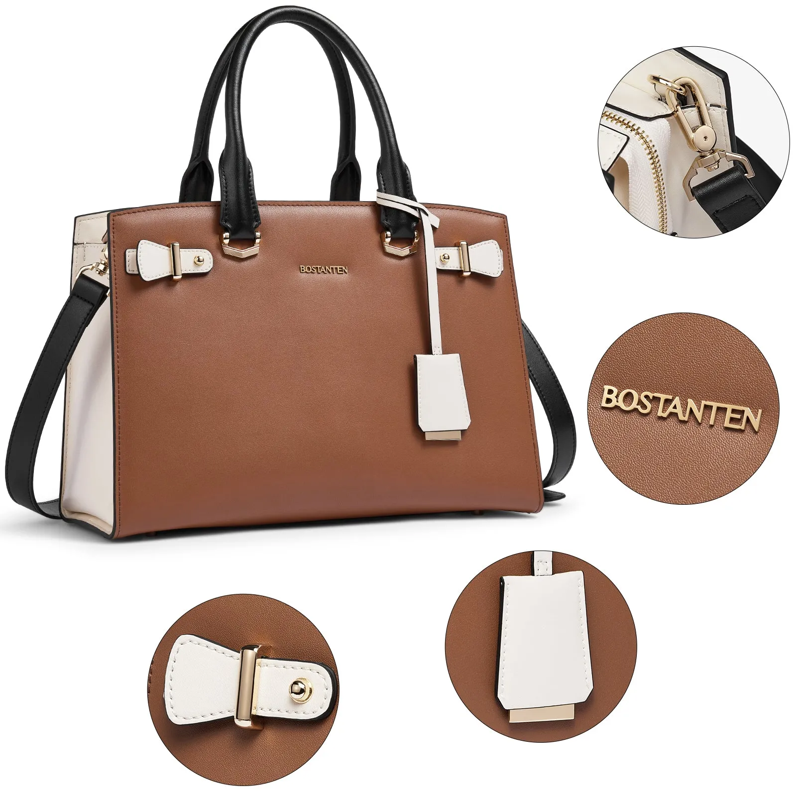 Nevin Elegant Medium Leather Crossbody Bag
