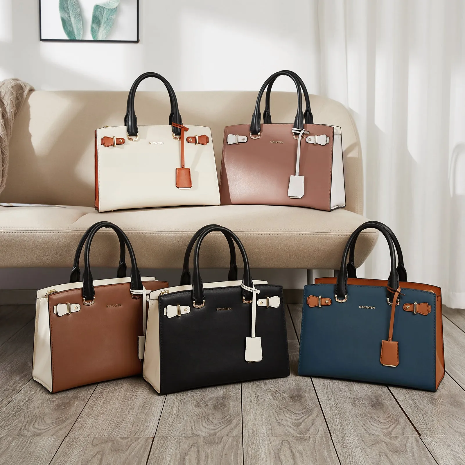 Nevin Elegant Medium Leather Crossbody Bag